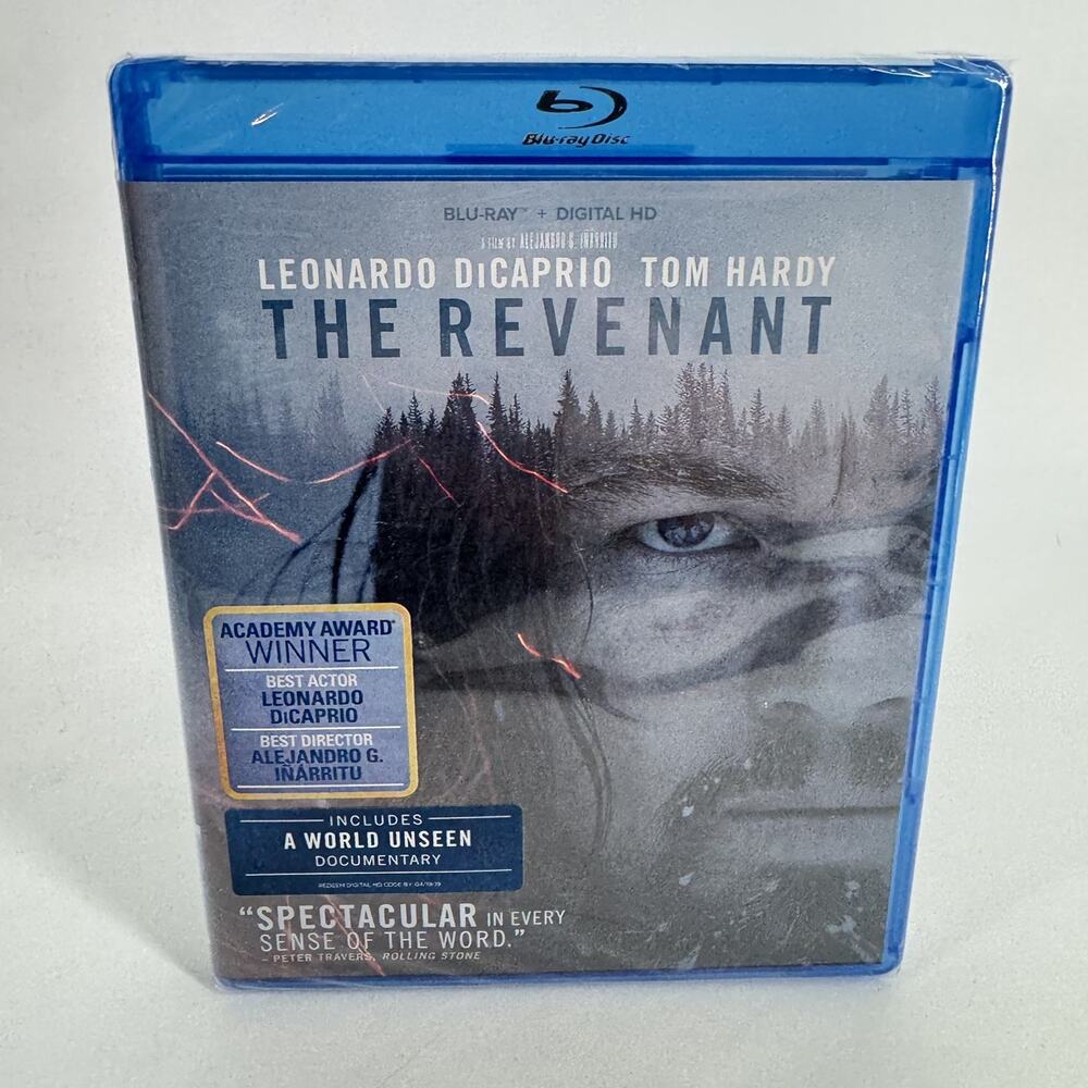 The Revenant (Blu-ray, 2015) Leonardo DiCaprio, Tom Hardy New/Sealed
